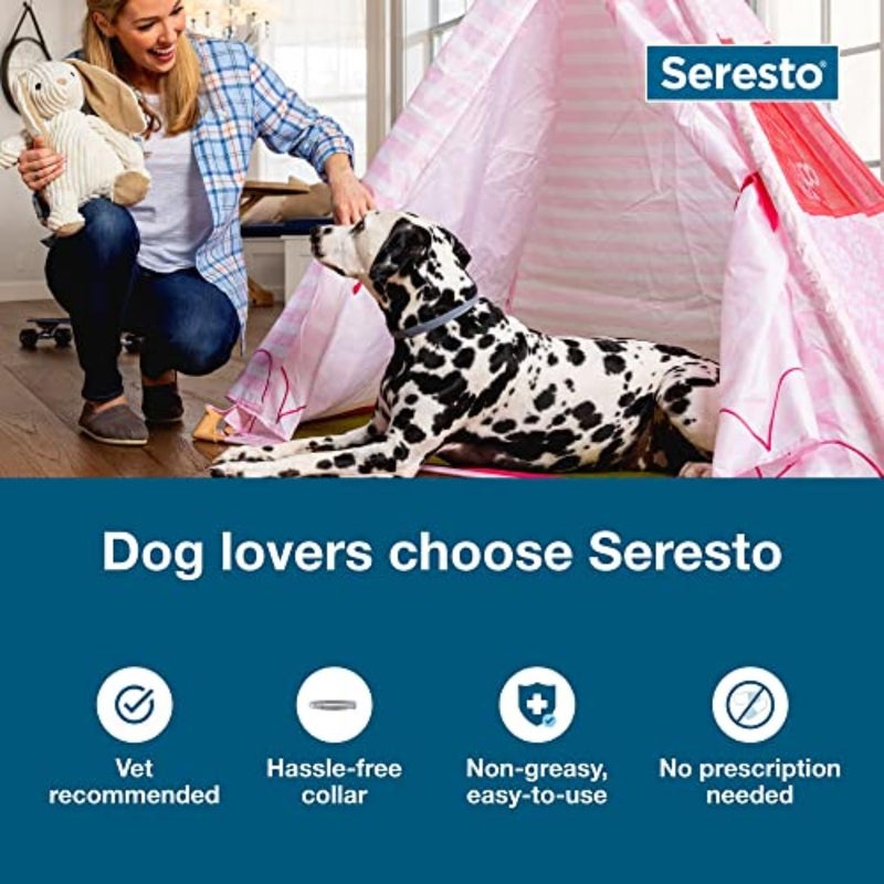 Seresto Large Dog Vet-Recommended Flea & Tick Treatment & Prevention Collar for Dogs Over 18 lbs. | 2-Pack - Image 3