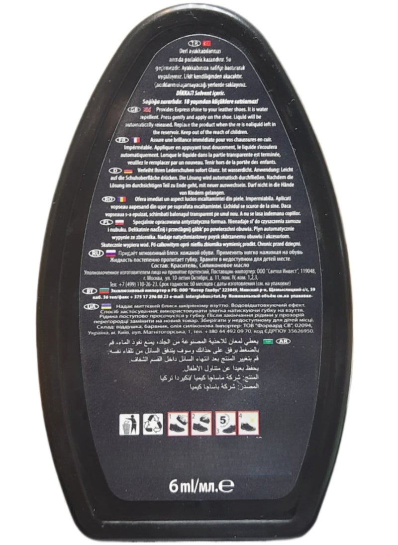 Sitil - Special Shoe Shine Sponge With Dispenser - Black Color - Image 1
