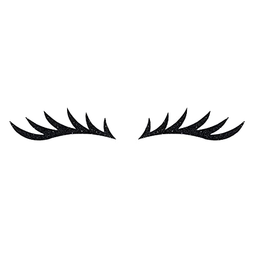 Comet Busters Glitter Black Eyeliner Stickers (EYE086) - Image 1