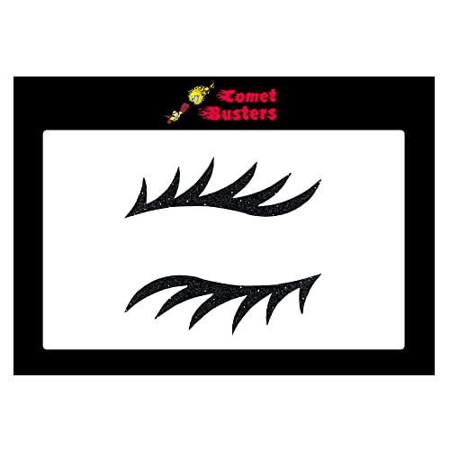 Comet Busters Glitter Black Eyeliner Stickers (EYE086) - Image 2