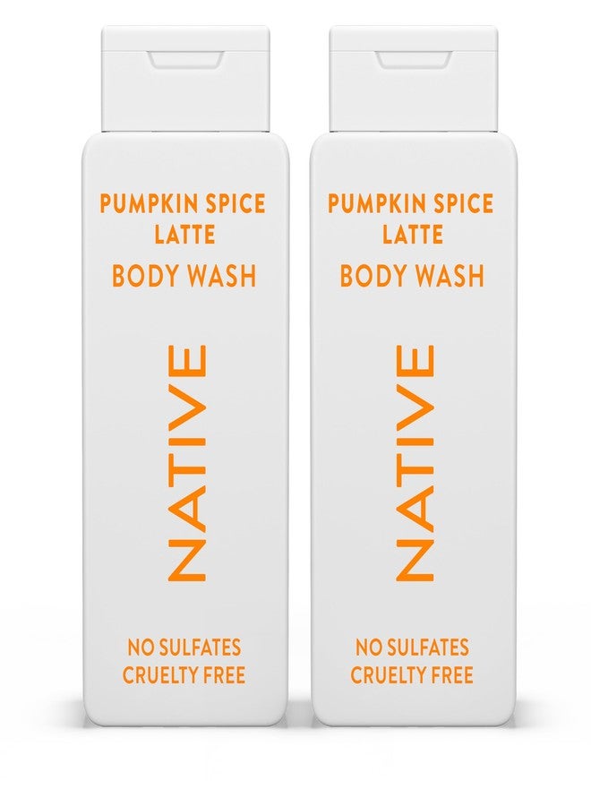 Native Body Wash with Naturally Derived Ingredients – Pumpkin Spice Latte – Sulfate & Paraben Free – For Women & Men – Skin‑Loving Cleanser – 18 oz (2‑Pack) - Image 1