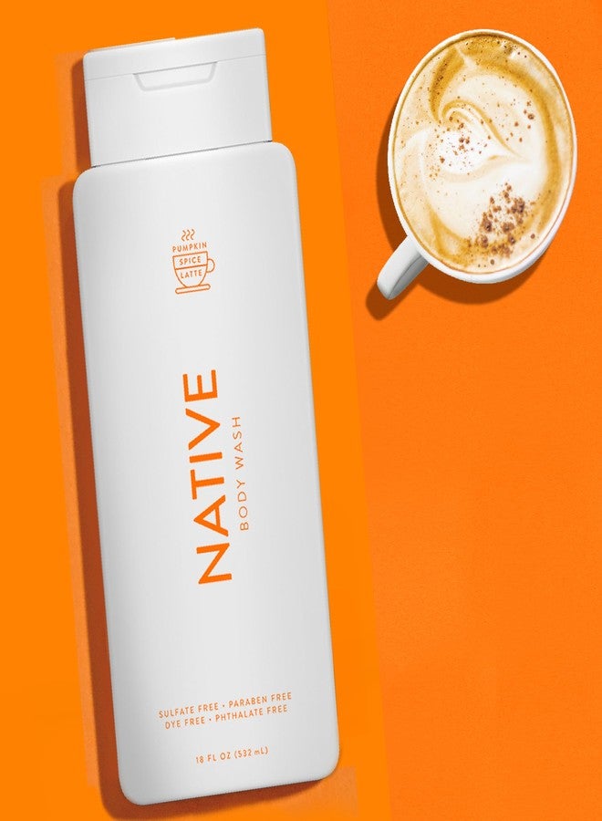 Native Body Wash with Naturally Derived Ingredients – Pumpkin Spice Latte – Sulfate & Paraben Free – For Women & Men – Skin‑Loving Cleanser – 18 oz (2‑Pack) - Image 3