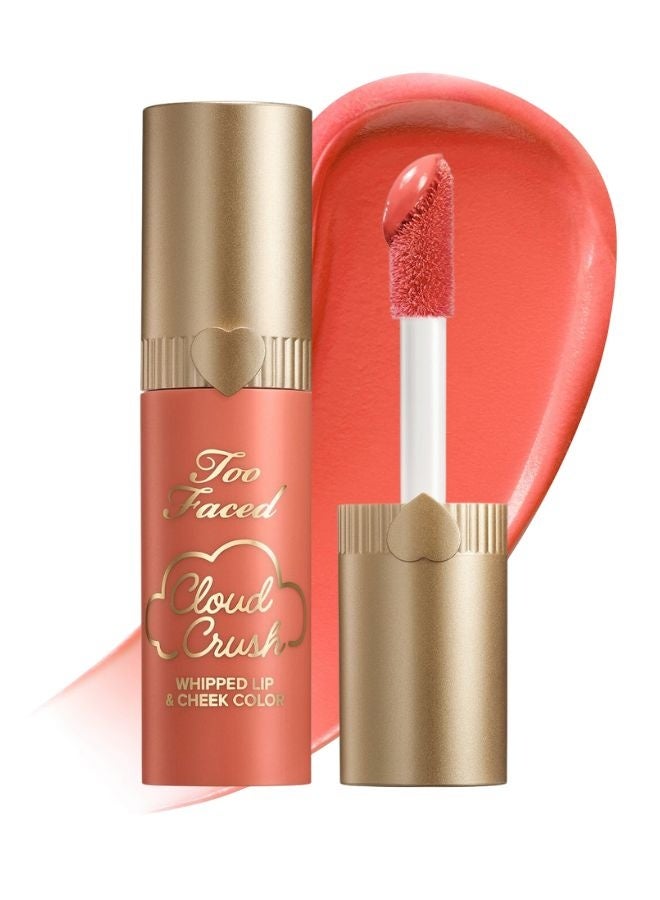 Too FacedCosmetics Too Faced Cloud Crush Whipped Lip & Cheek Blush – Peach Blur (Muted Coral, 4.3 g) - Image 1