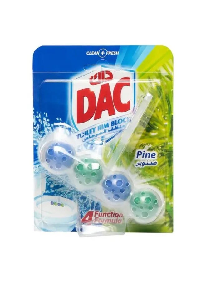 DAC Toilet Cleaner Power Active Pine – 5 x 51g Blocks - Image 1