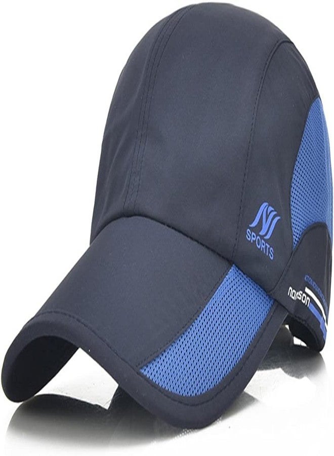 FASHOLIC Summer Quick Drying UV Cap Protection Sport Mesh Outdoor Cap for Men & Women (Blue) - Image 1
