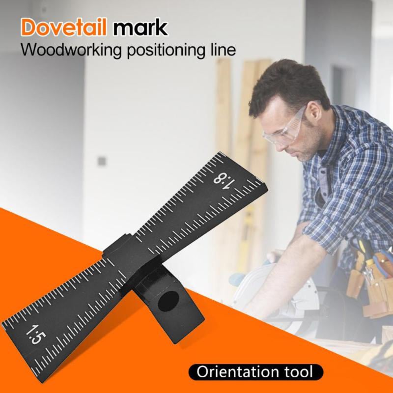 Marking Gauge, 65*23*20mm 10g, Durable Aluminum Alloy Construction - Sleek Professional Black Design, Precision Woodworking Tool for Detailed Woodworking Marking & Versatile Applications - Image 3