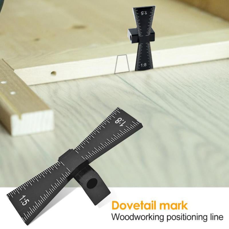 Marking Gauge, 65*23*20mm 10g, Durable Aluminum Alloy Construction - Sleek Professional Black Design, Precision Woodworking Tool for Detailed Woodworking Marking & Versatile Applications - Image 4