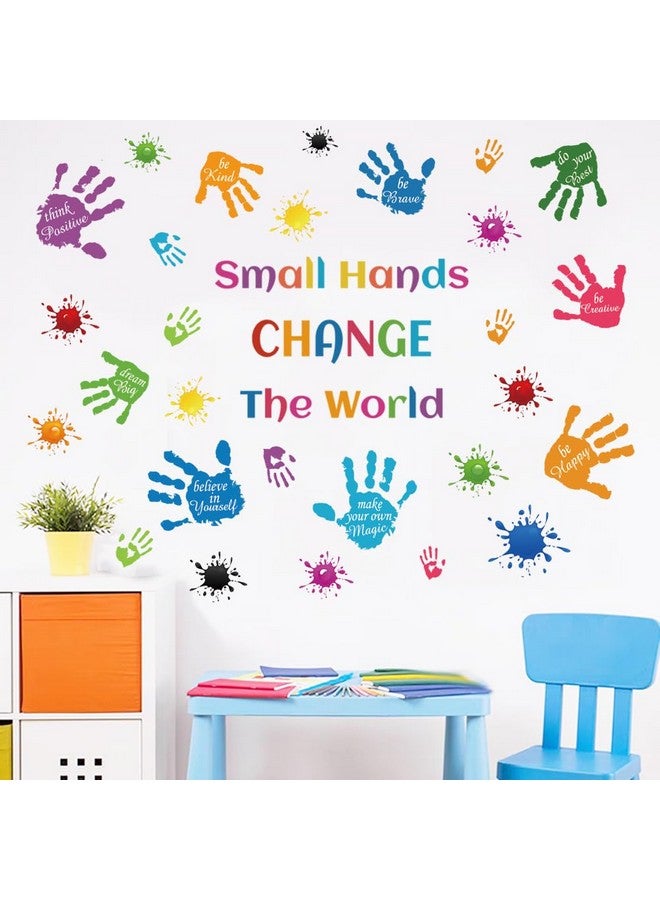 Datesno Colorful Inspirational Quotes Wall Decals Vinyl Motivational Sayings Paint Watercolor Splatter Wall Stickers for Classroom, Kids Bedroom, Playroom, Nursery Decor - Image 3