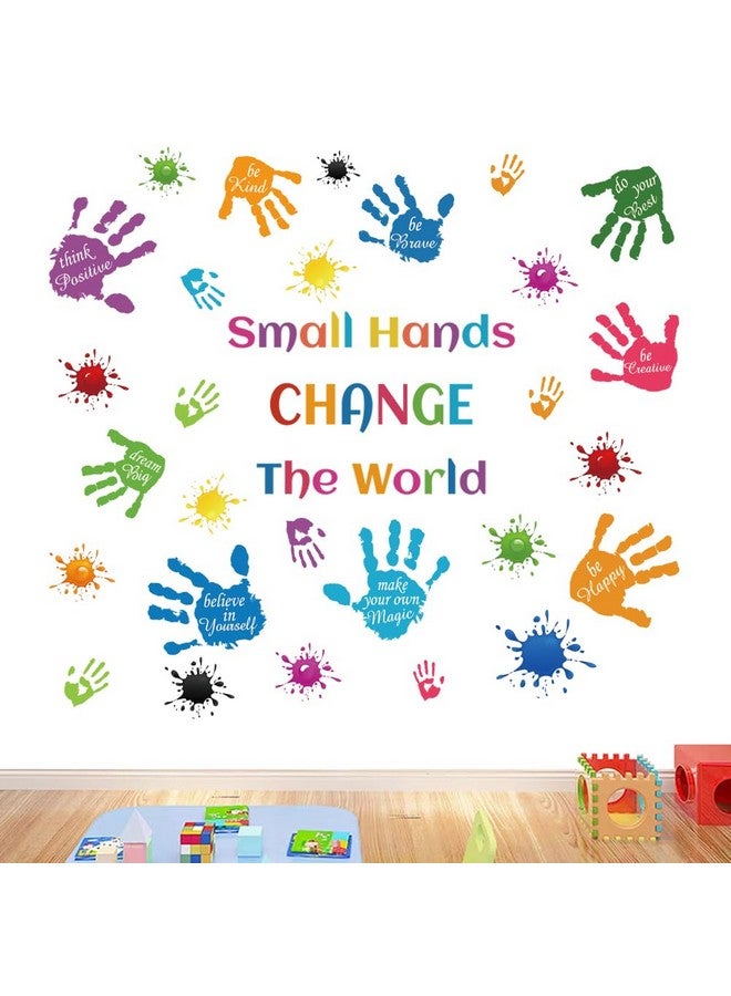 Datesno Colorful Inspirational Quotes Wall Decals Vinyl Motivational Sayings Paint Watercolor Splatter Wall Stickers for Classroom, Kids Bedroom, Playroom, Nursery Decor - Image 2