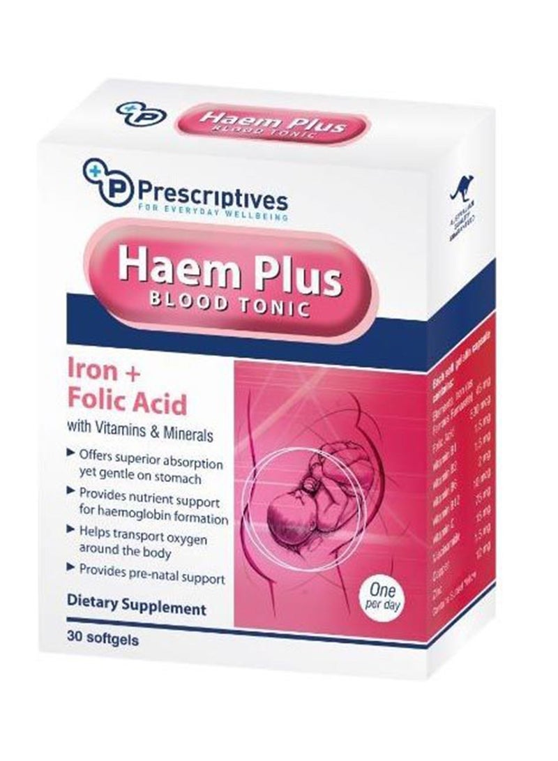 Prescriptives Haem Plus Softgels 30'S