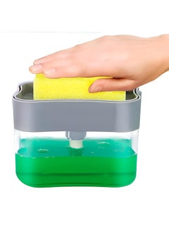 Oblivion Oblivion 2-in-1 Soap Dispenser for Dishwashing – Liquid Holder Pump with Instant Refill, Durable & Efficient Kitchen Washing Accessory, Easy One-Hand Use (Pack of 1)  - Image 2