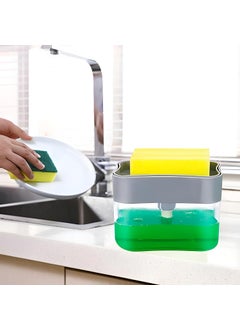 Oblivion Oblivion 2-in-1 Soap Dispenser for Dishwashing – Liquid Holder Pump with Instant Refill, Durable & Efficient Kitchen Washing Accessory, Easy One-Hand Use (Pack of 1)  - Image 4