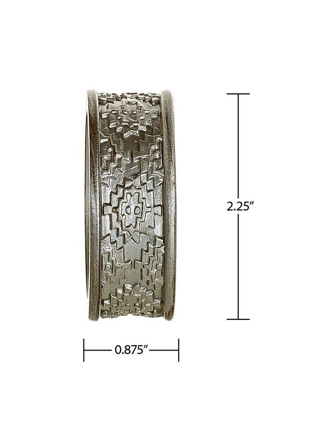 Creative Scents - Dublin Napkin Rings Set Of 6 Elegant Dining Table Decor Napkin Holder Rings Table Setting Decorations For Thanksgiving Fall Holiday Dinner (Gray) - Image 1