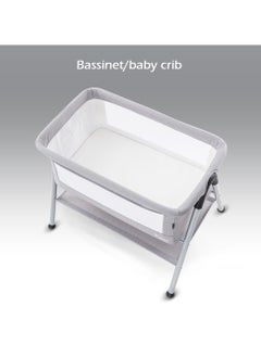 TEKNUM Teknum SLEEPZEN 2 Bedside Crib Bassinet - Grey  - Image 2