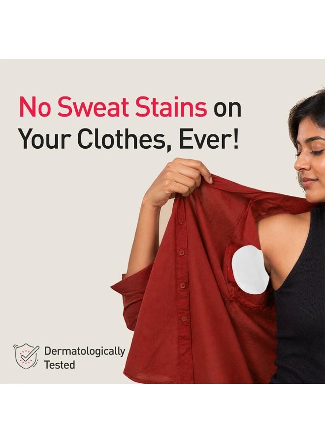 Sirona Disposable Underarm Sweat Pads for Women - 80 Pads (Pack of 1) | Peel-off | Prevents Stains, Absorbs Sweat & Unpleasant - Image 2