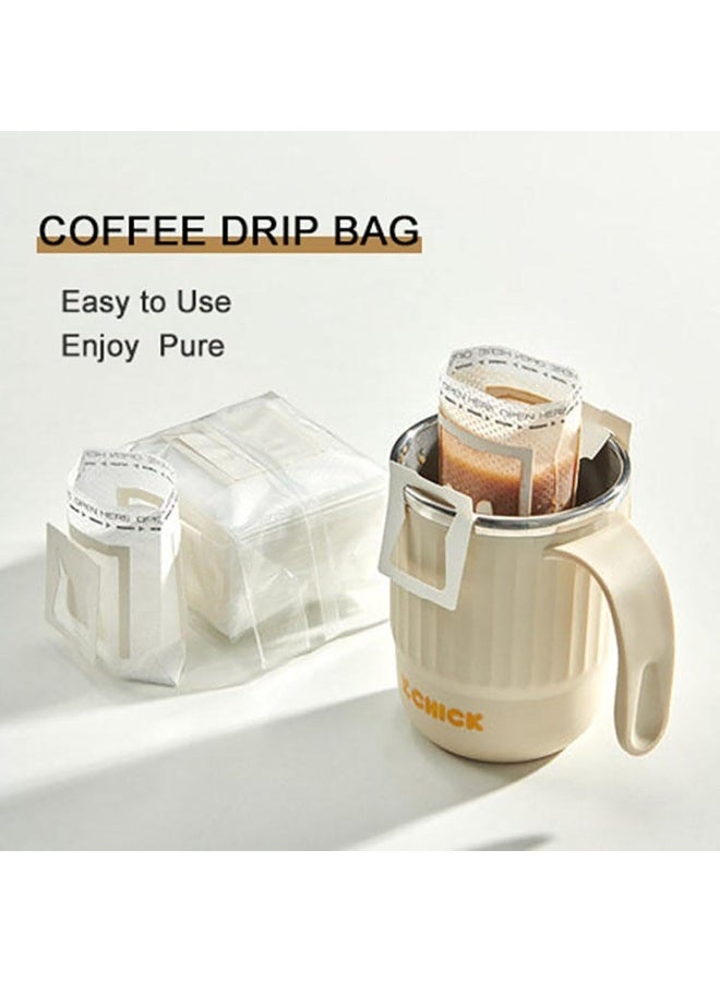 OMRAN CART Omran Cart 100Pcs Hanging cup filter Portable Hanging Ear Drip Coffee Bag Disposable Perfect for Travel, Camping, Home, Office - Image 5