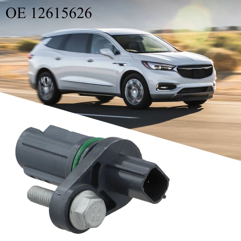 Crankshaft Position Sensor Replacement 12615626 PC920 213-4573 917-767 CKP Direct Fit for Select 2010-2020 V6 Vehicles BLACK - Image 2