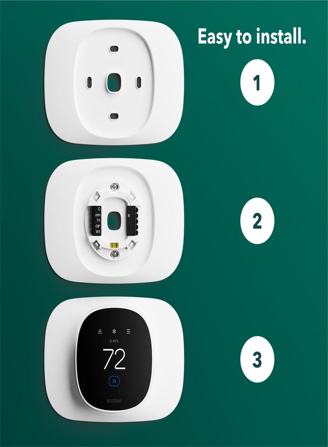 ecobee Trim Plate - Made for ecobee Smart Thermostat Essential - Programmable WiFi Thermostat Accessory - Image 2