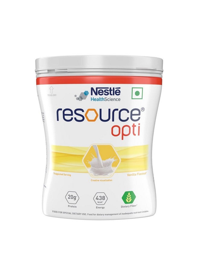 ReSource Nestle Health Science, Resource, Opti, Food For Dietary Management, Vanilla Flavour- 400g, Pet Jar  - Image 1