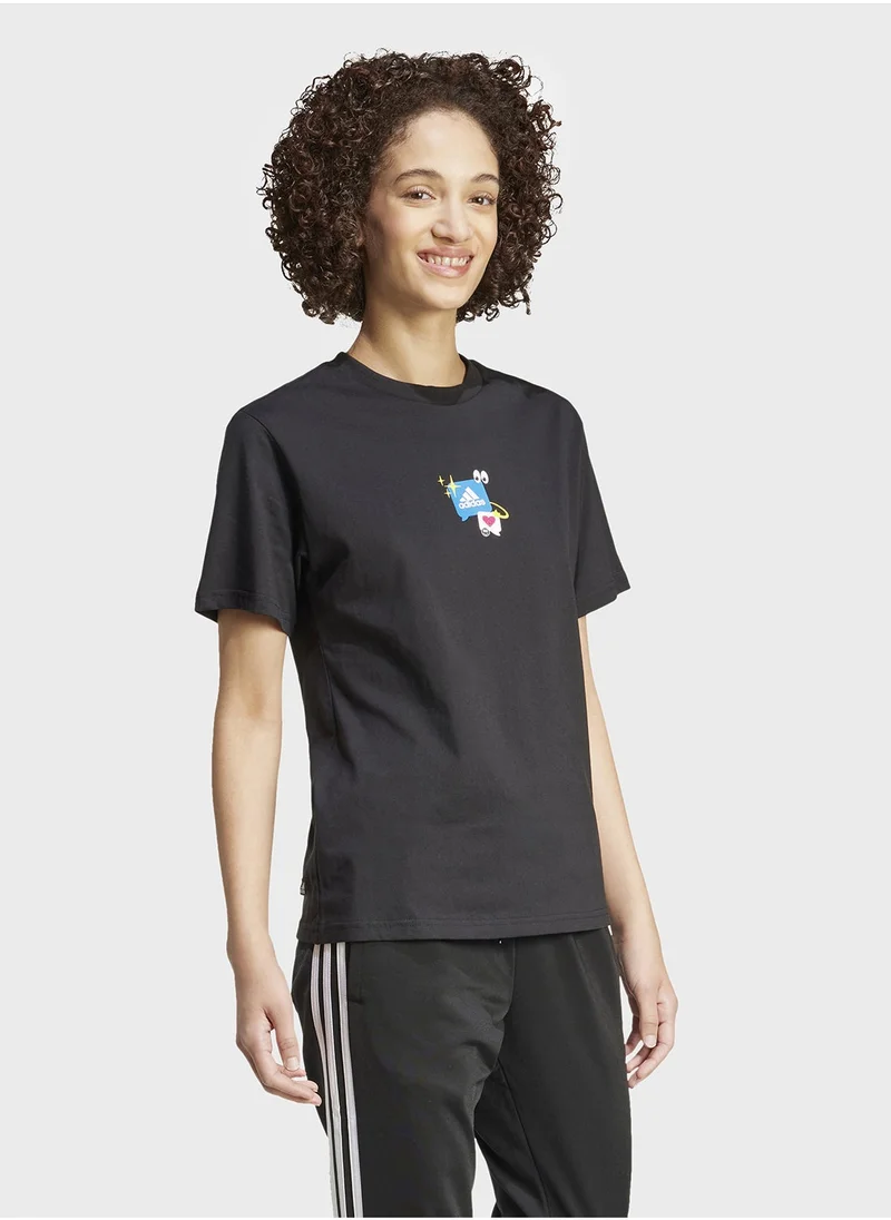 اديداس Remoji Graphic T-Shirt