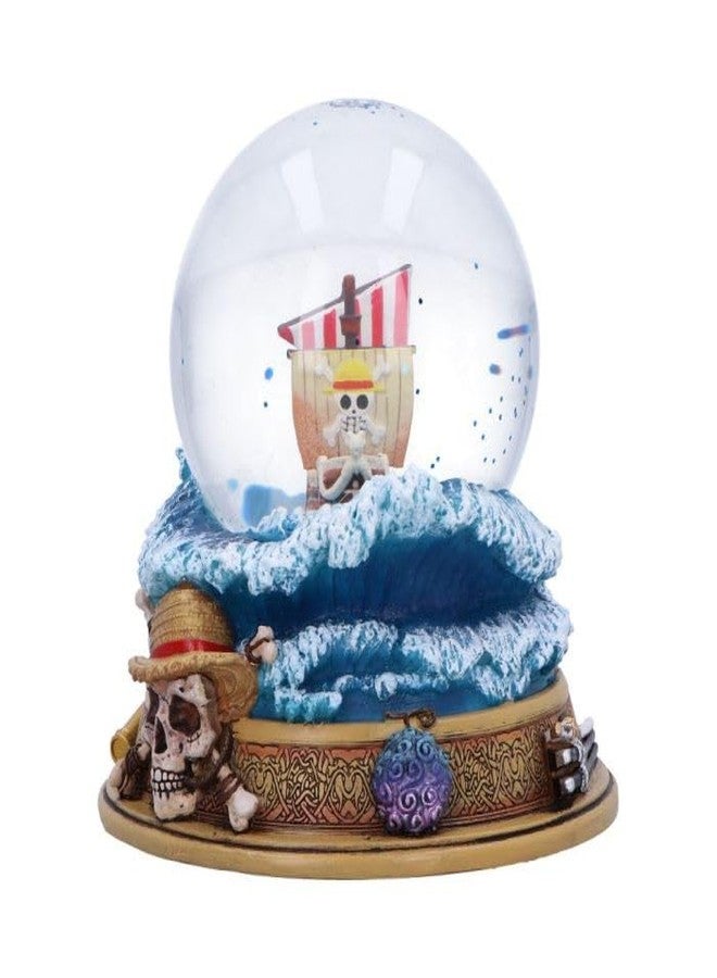 Nemesis Now One Piece Going Merry Snow Globe – Official Anime Collectible with Detailed Ship Base and Glitter Water Dome – Resin Display Ornament - Image 3