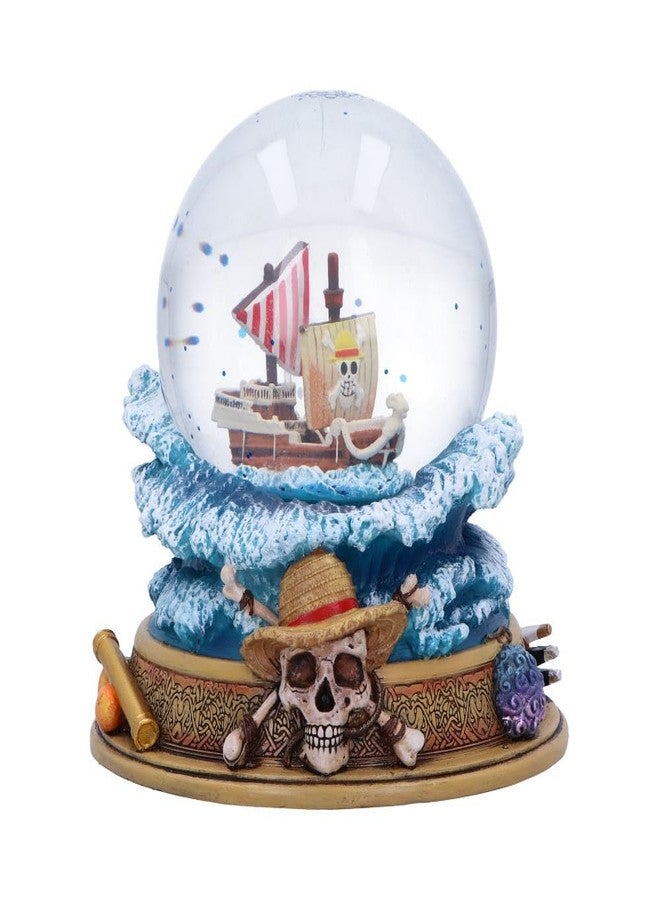 Nemesis Now One Piece Going Merry Snow Globe – Official Anime Collectible with Detailed Ship Base and Glitter Water Dome – Resin Display Ornament - Image 1
