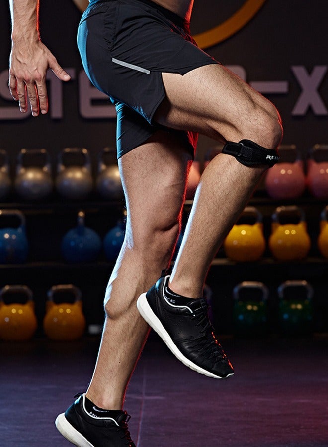 REXCHI 1-Pack Patellar Tendon Knee Brace - Knee Pain Relief And Patellar Stabilizer Support For Jumper'S Knee, Running, Hiking, Basketball, Tennis, Football, Mtb, Squats, Tendonitis, Arthritis (Black) - Image 5