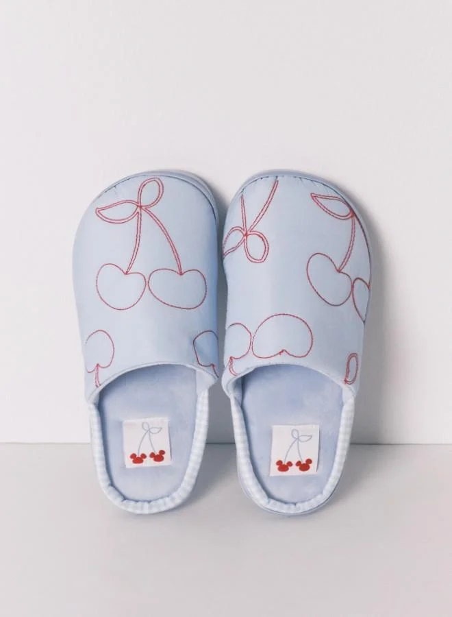 women'secret  Blue cherry slippers for Women | Best Price UAE