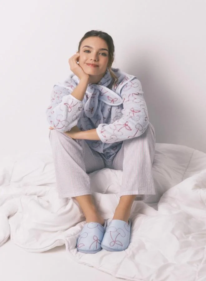 women'secret  Blue cherry slippers for Women | Best Price UAE