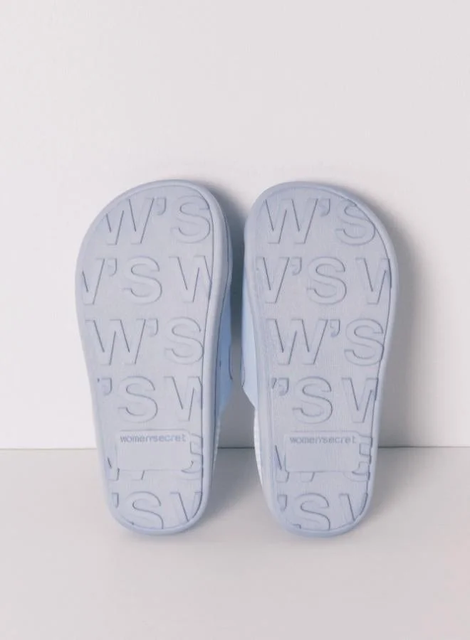 women'secret  Blue cherry slippers for Women | Best Price UAE