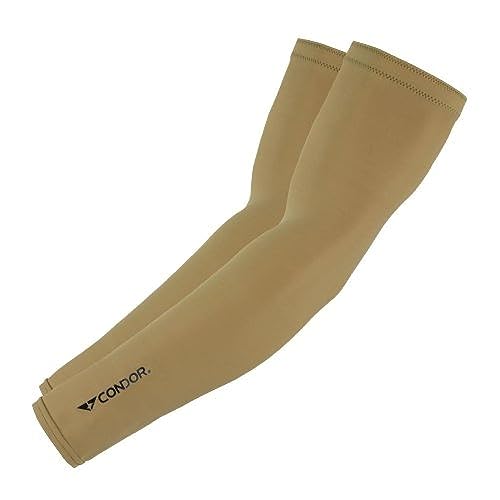 Condor Outdoor Compression Arm Sleeves 221110 (Tan, Large) - Image 2
