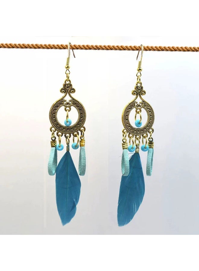 Goolsky Korean Pearl Leaf Tassel Earrings – Long Dangle Drop Earrings for Women, Elegant Drip Oil Design Jewelry, Pearl & Leaf Motifs, Daily Wear/Parties - Image 4