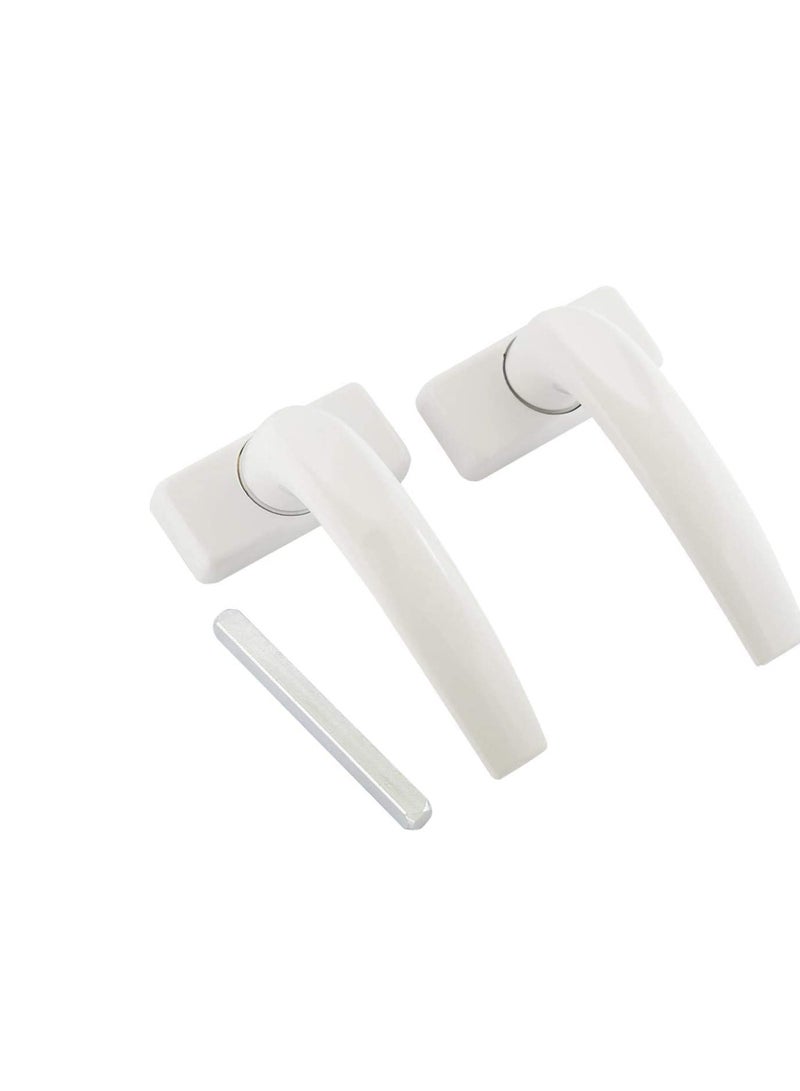 Aluminum Door Handle with 4 Screw (White)  - Image 2