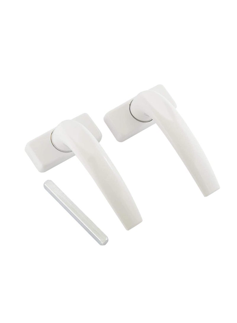 Aluminum Door Handle with 4 Screw (White)  - Image 3