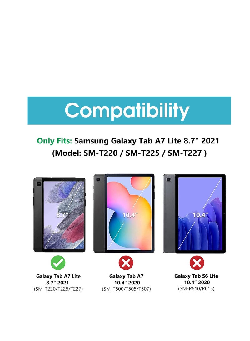 Kaku Protective Case Cover For Samsung Galaxy Tab A7 Lite Black - Image 3