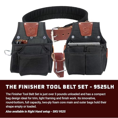 Occidental Leather The Finisher Tool Belt Set - Medium, Left Hand - 25 Pockets & Tool Holders - Made in USA - Image 2