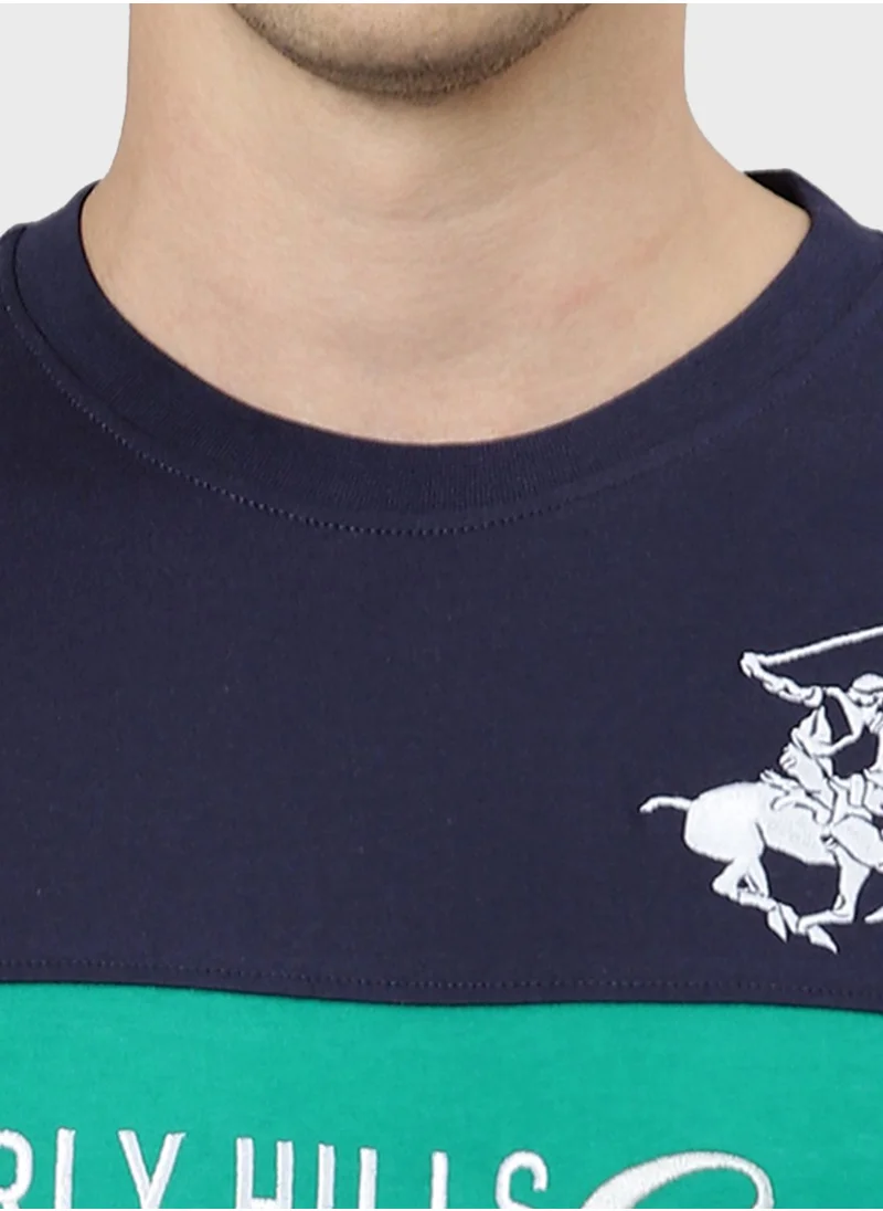 bhpoloclub Logo Crew Neck T-Shirt
