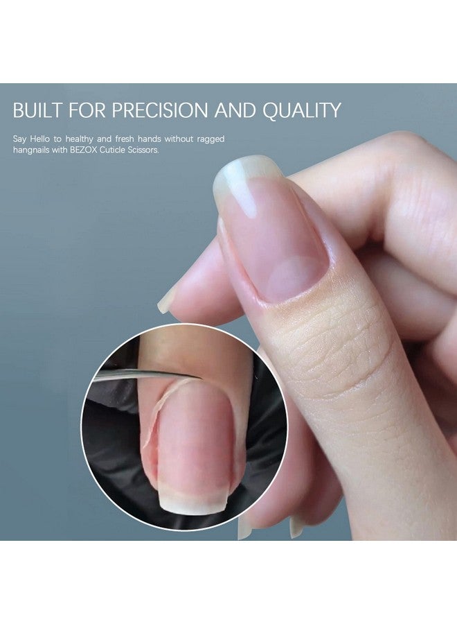 BEZOX Extra Fine Curved Cuticle Scissors, Super Thin Scissors for Cutical Care Only, Professional Manicure Small Scissors, Stainless Steel Cuticle Cutter, 1 pcs - Image 5
