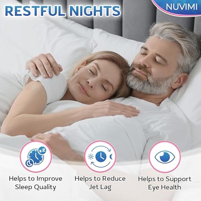 NUVIMI Melatonin Gummies - 10 mg Strawberry Flavored Dietary Food Supplement to Help Support Sleep - 150 Vegan Gummies - Image 3