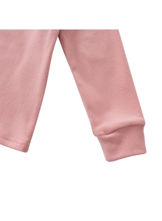 JWWN Kids Thermal Underwear Set Toddler Winter Base Layer Ultra Soft Long Johns for Big Girls (Pink,8Years) - Image 4