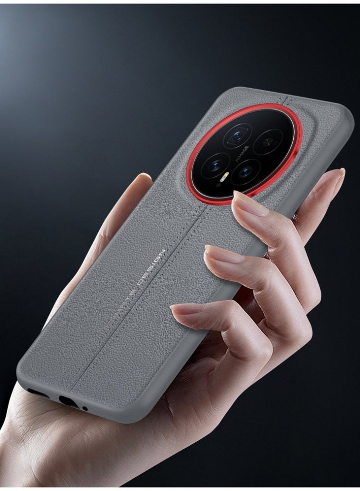 general Leather Case for Honor Magic 8 Pro, Premium Leather Slim Phone Case Scratch Resistant Protective Cover - Image 2