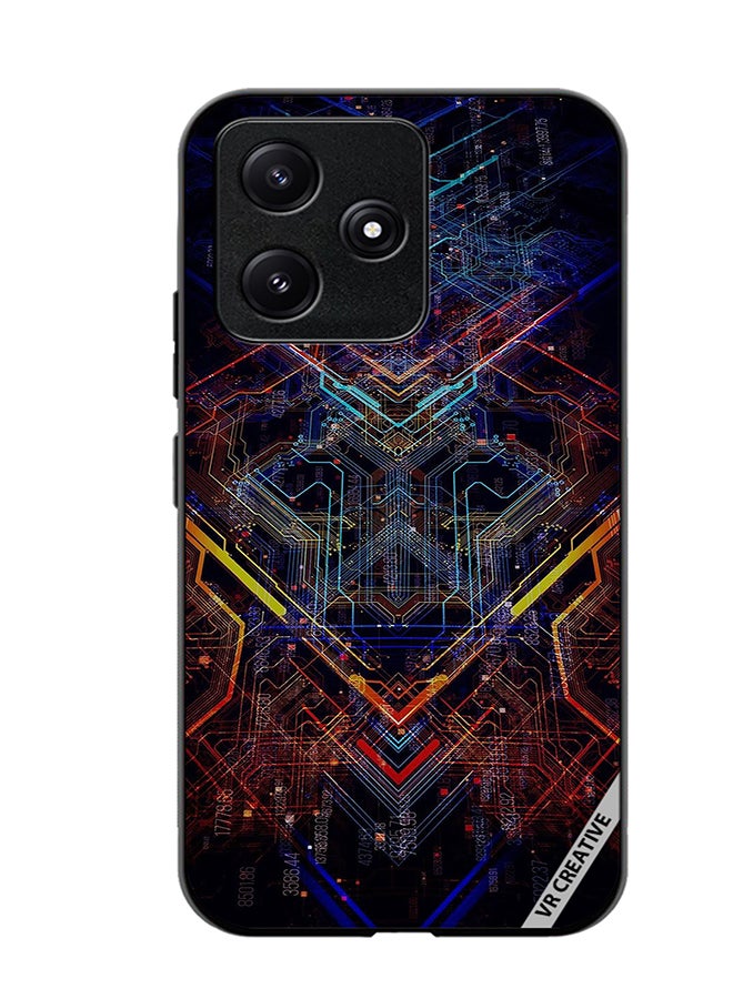 VR CREATIVE Protective Case Cover For Xiaomi Poco M6 Pro 5G Design Multicolour - Image 1
