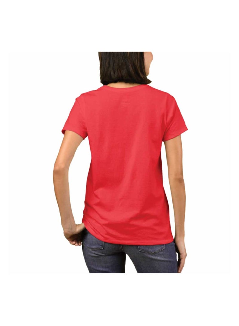 Women’s Teacher's Day Printed T-Shirts Gift for Teachers Adult Soft Cotton Graphic Tees, Comfortable Casual Wear, Teacher Appreciation Women’s Tops