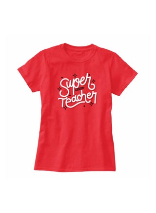 Women’s Teacher's Day Printed T-Shirts Gift for Teachers Adult Soft Cotton Graphic Tees, Comfortable Casual Wear, Teacher Appreciation Women’s Tops - pzsku/ZB5FB9511F647AF1F959BZ/45/1745234798/e6916ca4-b151-4a2f-a06b-185d2dde4f73