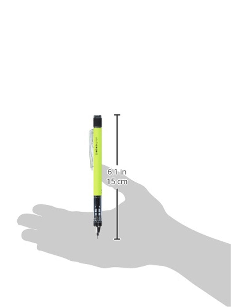 Tombow Mechanical Pencil, Monograph 0.5mm, Neon Yellow (DPA-134C) - Image 3