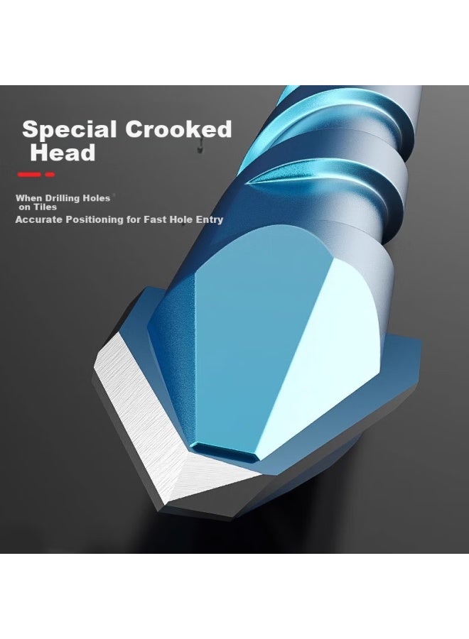 Huhao Super Hard Ceramic Tile Drill Bit Alloy Triangle Drill Eccentric Drill Head For Drilling Full Ceramic Tiles - Image 3
