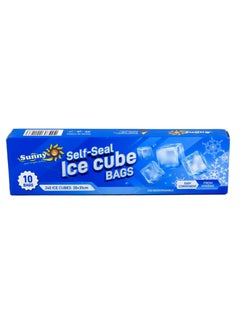 Sunny Your Bright Choice Ice Cube Bags Self-Seal 240 Ice Cubes 20cm x 31cm, 10 Pieces  - Image 2