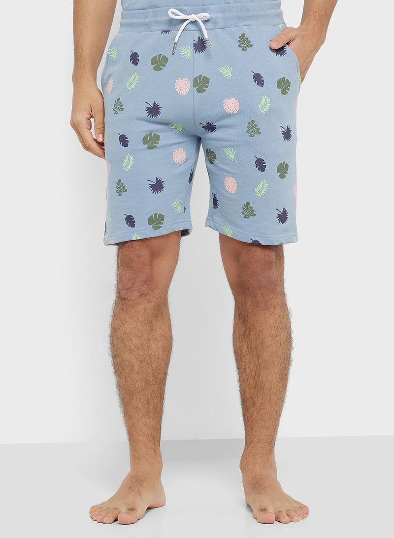 Seventy Five Mens Solid Tshirt Aop Shorts  - Image 4