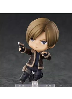 General Resident Evil 4 Remake Q Version Clay 2337 #Leon Scott, movable face-changing figure model for fans and friends, home decoration (10cm)  - Image 2