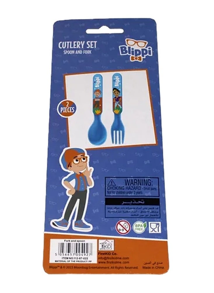 Generic - Blippi PP Cutlery Set - 112-87-022 - Image 1